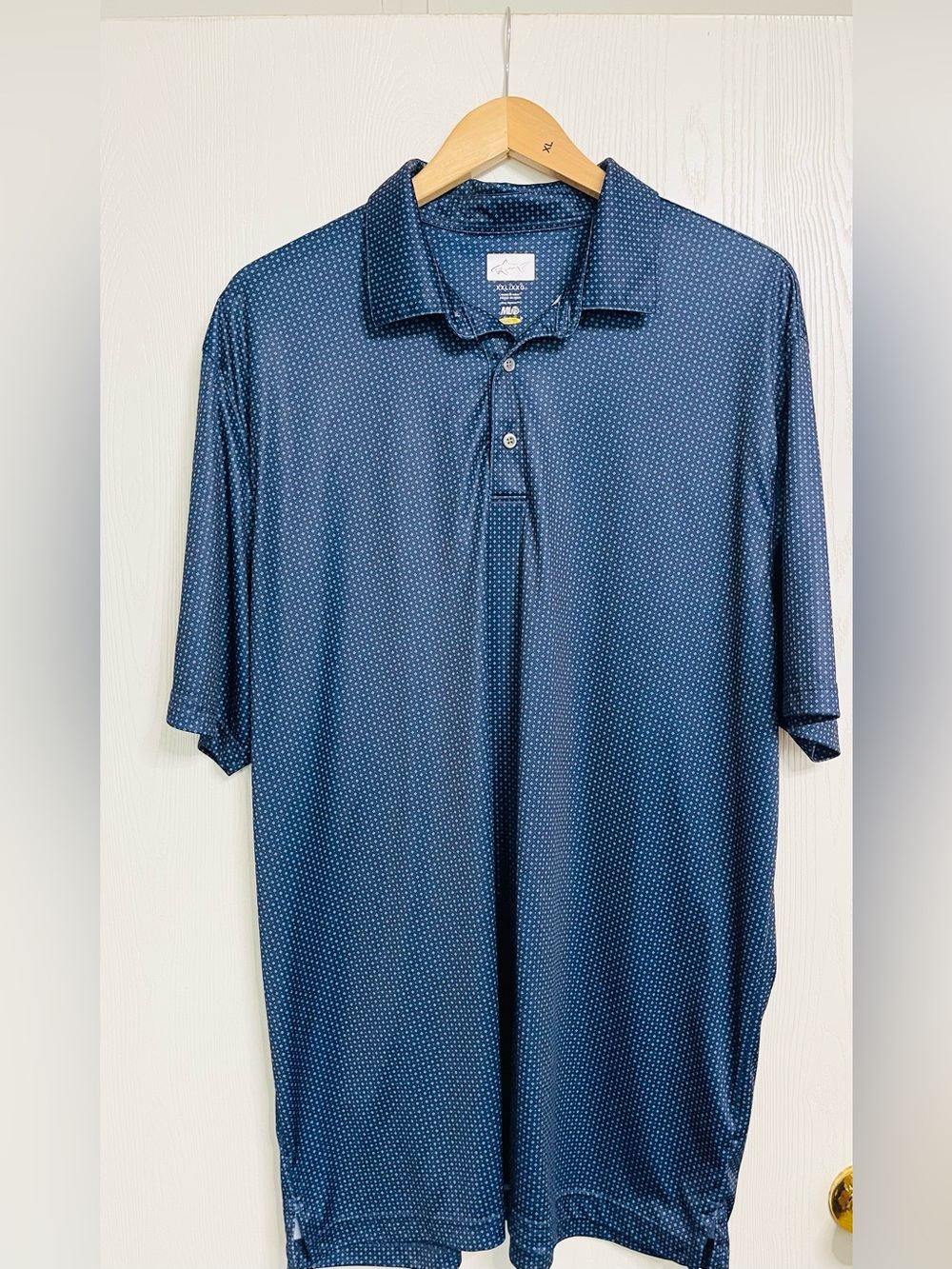 Greg Norman ML75 Men’s XXL Blue Play Dry Golf Performance Polo